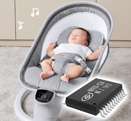 婴童产品/婴儿摇篮床蓝牙音乐芯片选型——N8900